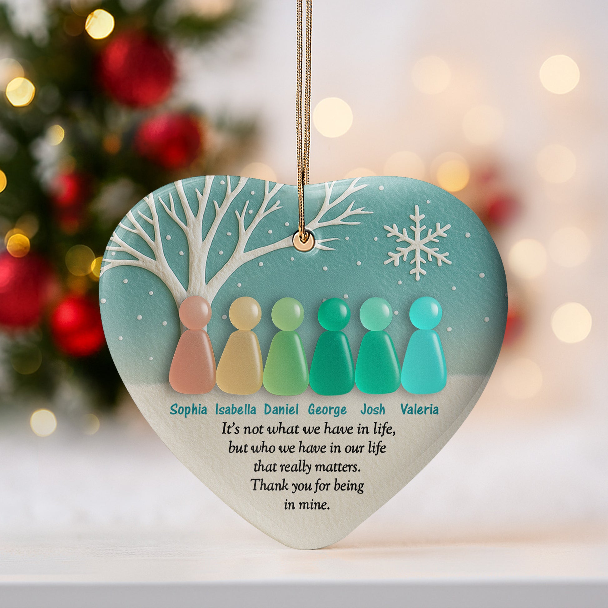 Thank You For Being In My Life, Tree And Family Figures