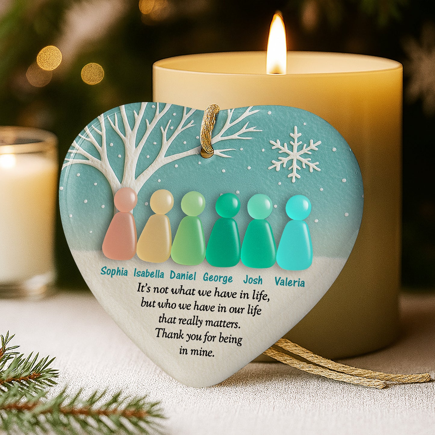 Thank You For Being In My Life, Tree And Family Figures