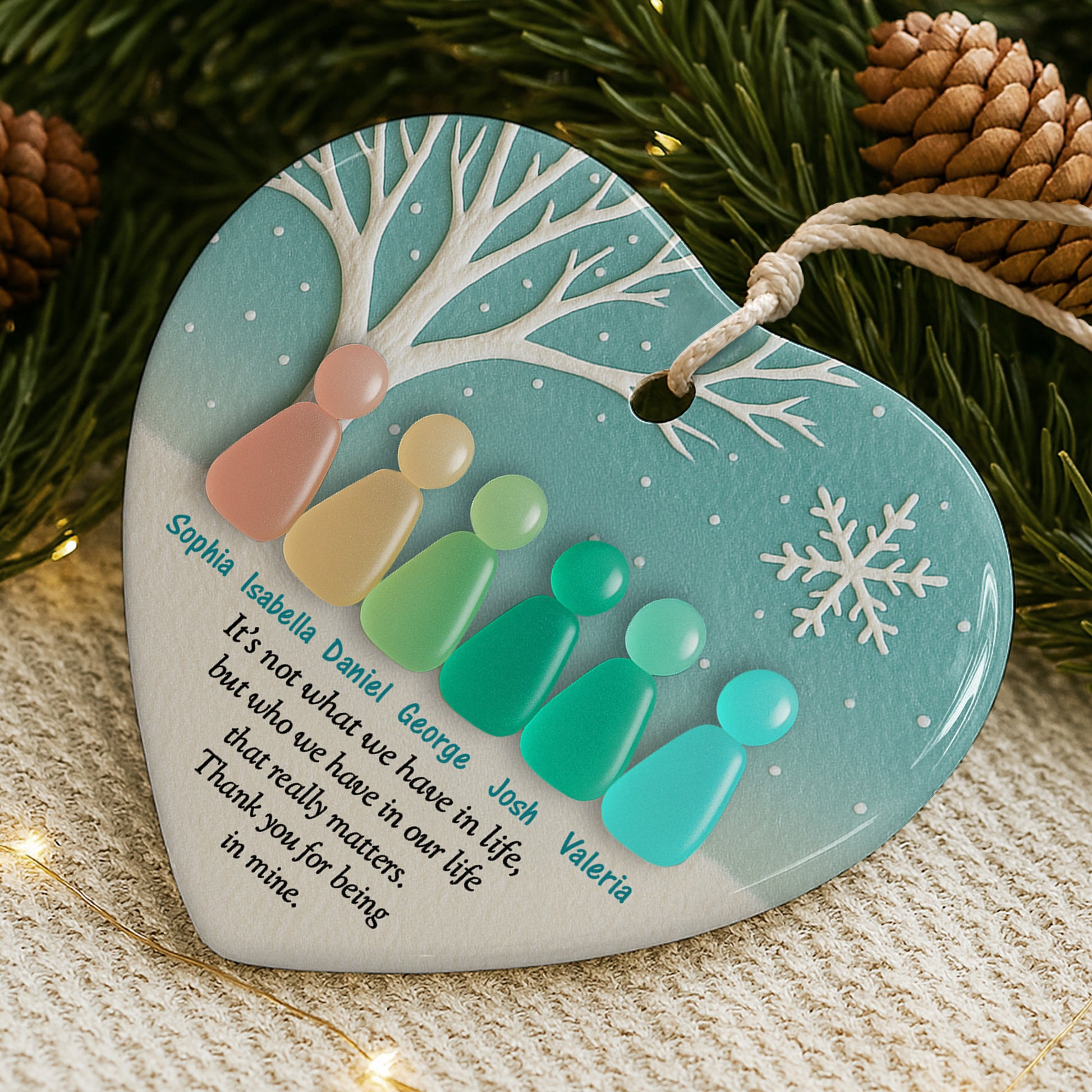 Thank You For Being In My Life, Tree And Family Figures