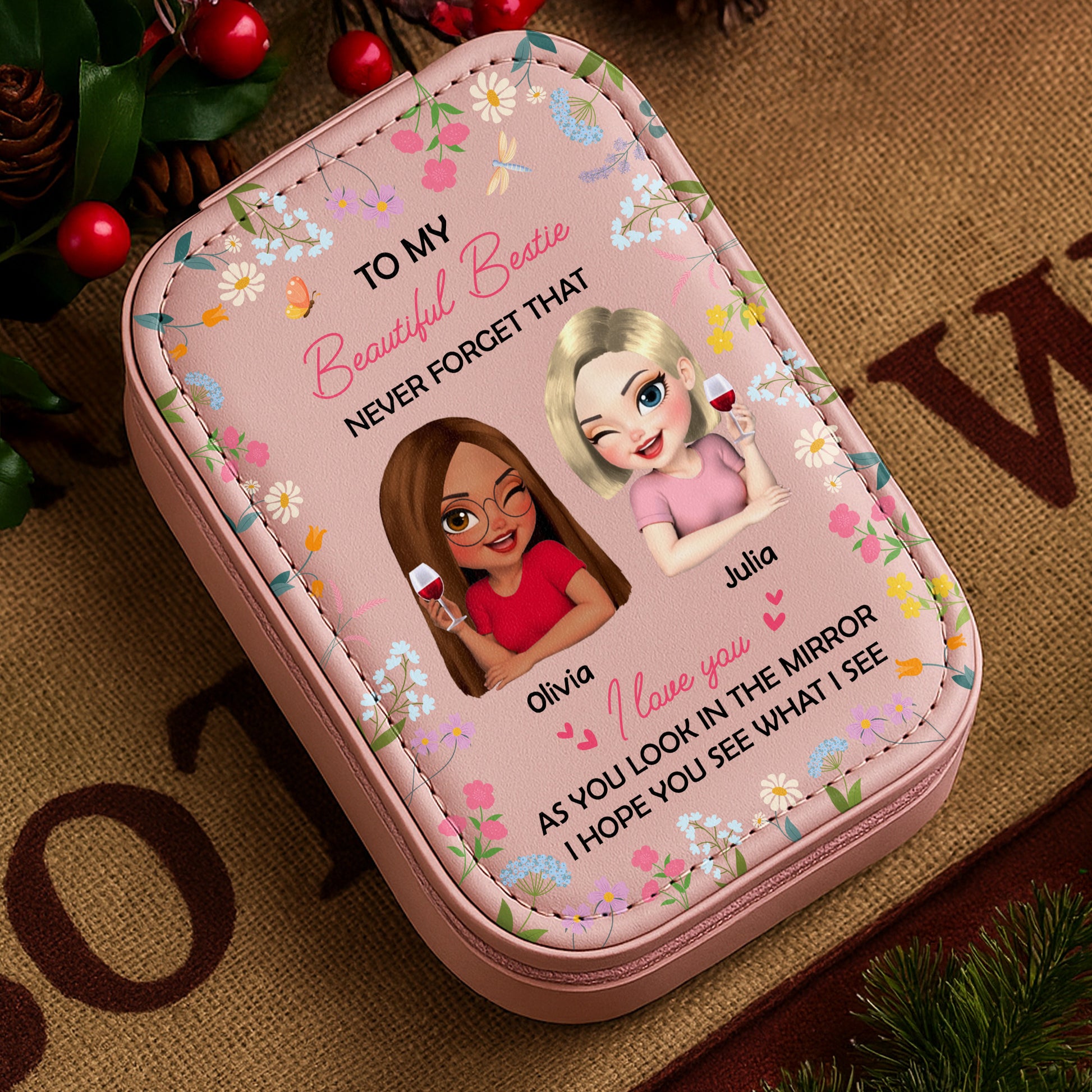 To My Beautiful Bestie, Love And Flowers