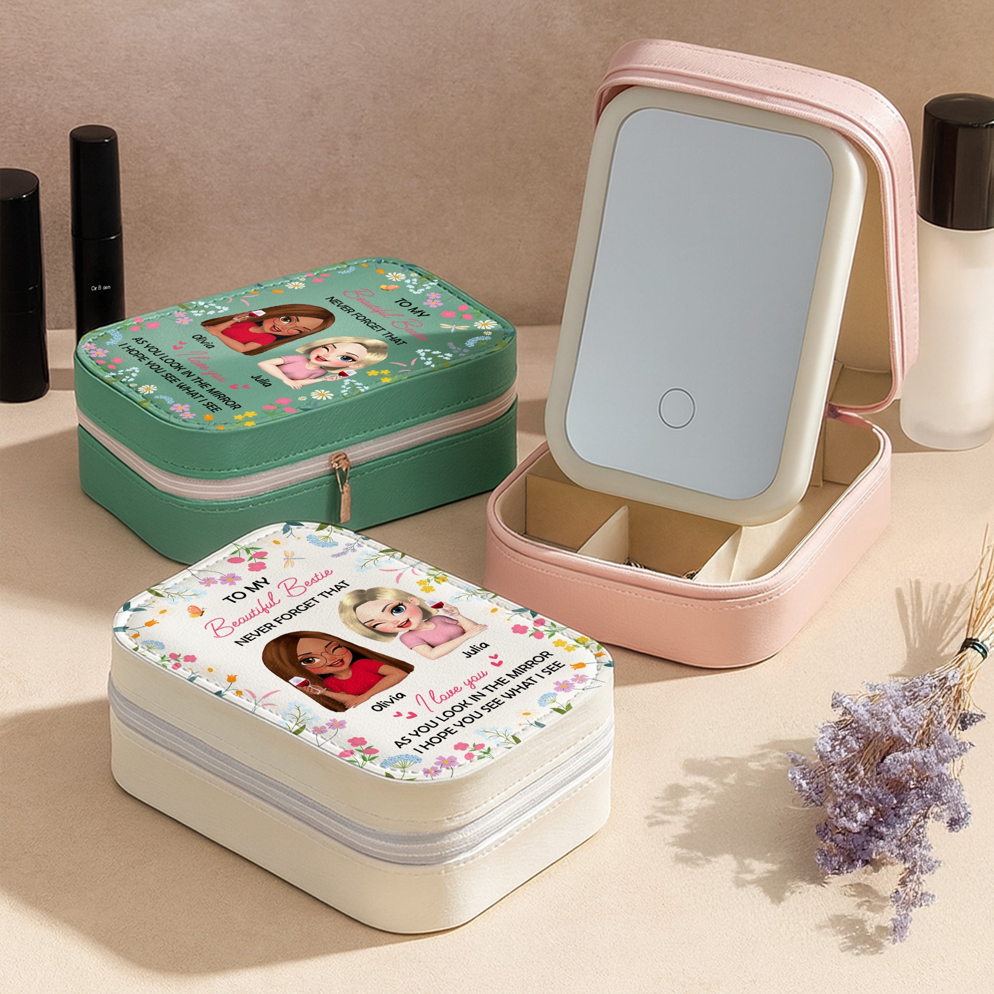 To My Beautiful Bestie, Love And Flowers