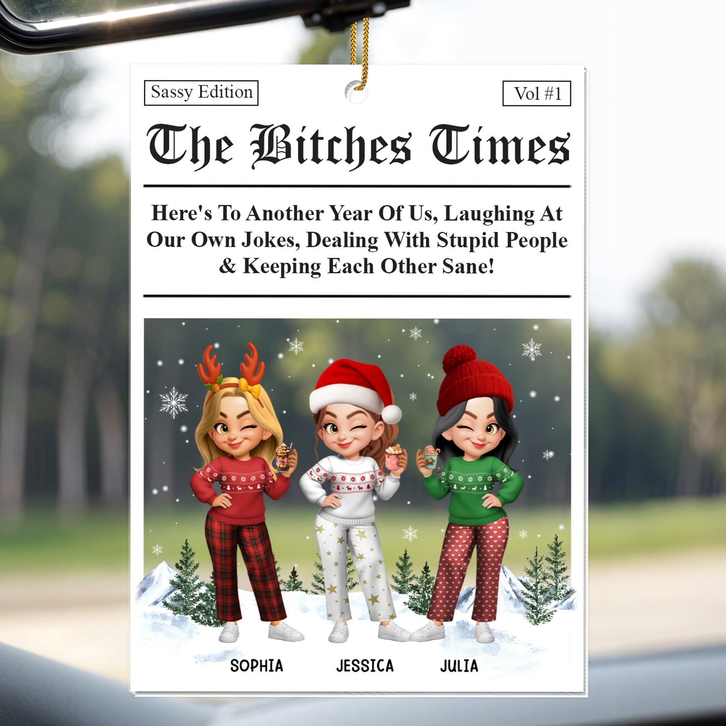 Here's To Another Year Of Us, Cartoon Characters Celebrating