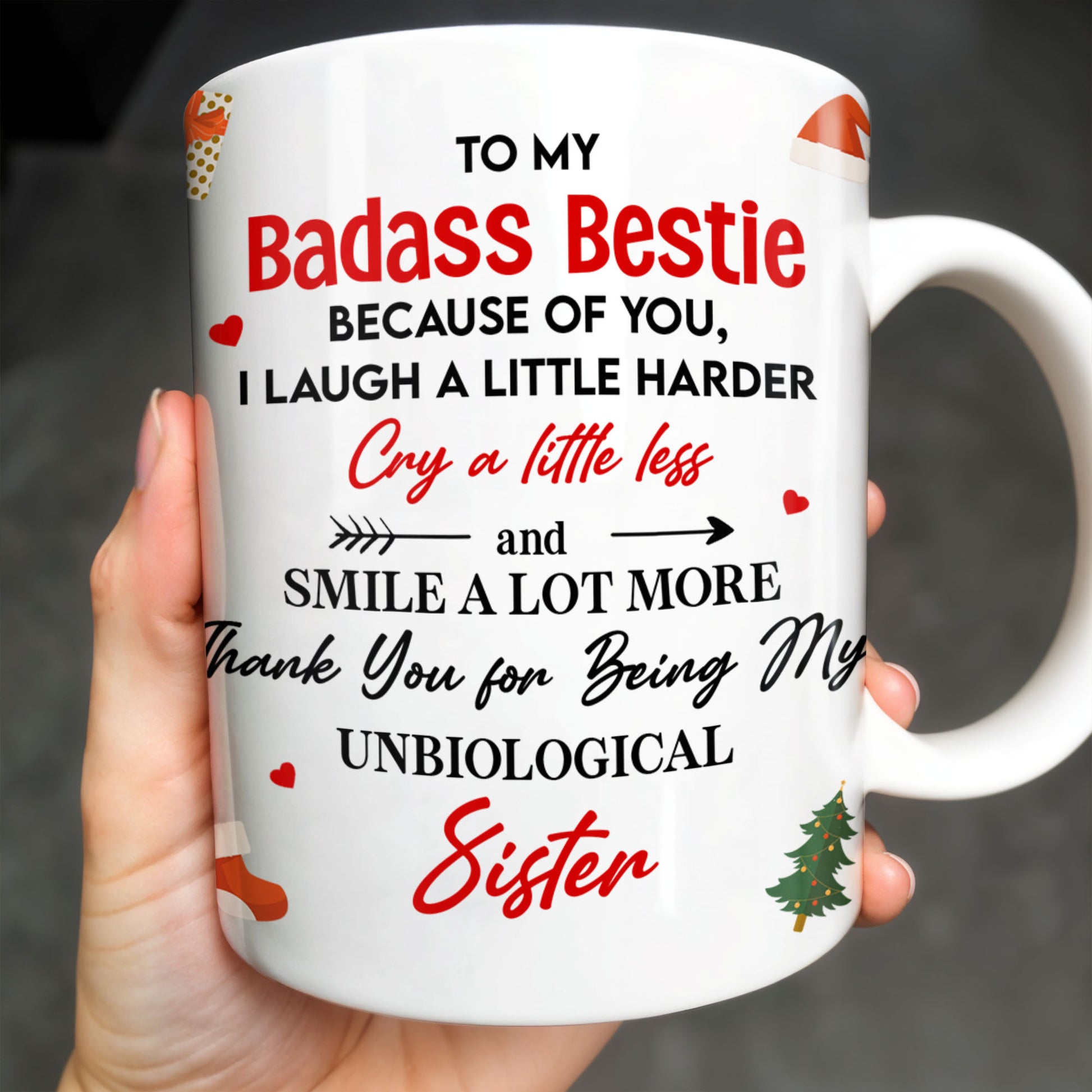 To My Badass Bestie, Thank You For Being My Unbiological Sister