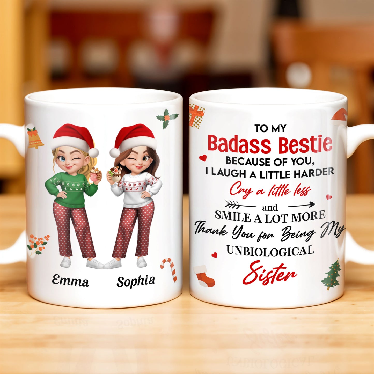 To My Badass Bestie, Thank You For Being My Unbiological Sister