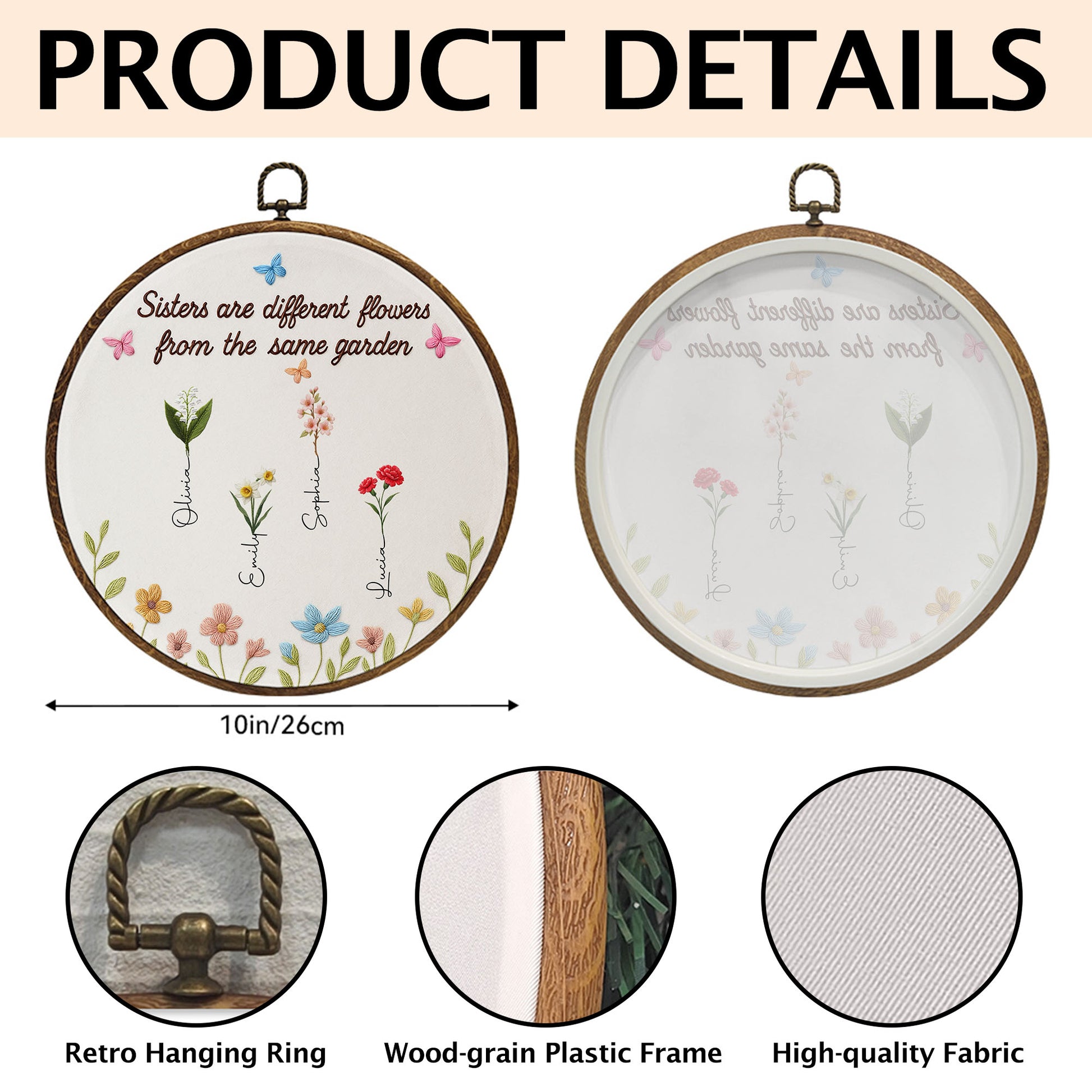 Sisters Are Different Flowers From The Same Garden