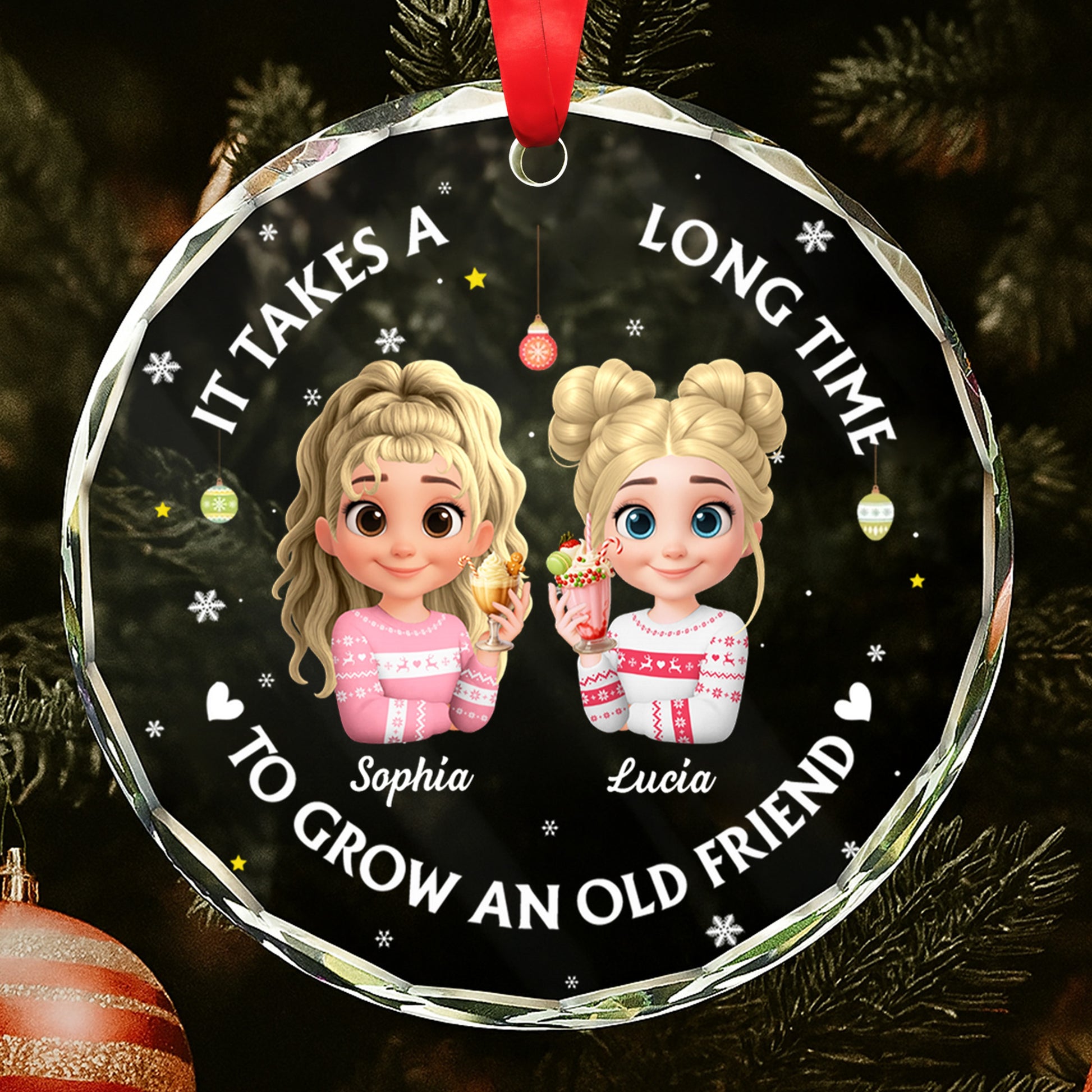 It Takes A Long Time To Grow An Old Friend, Girls In Christmas Sweaters