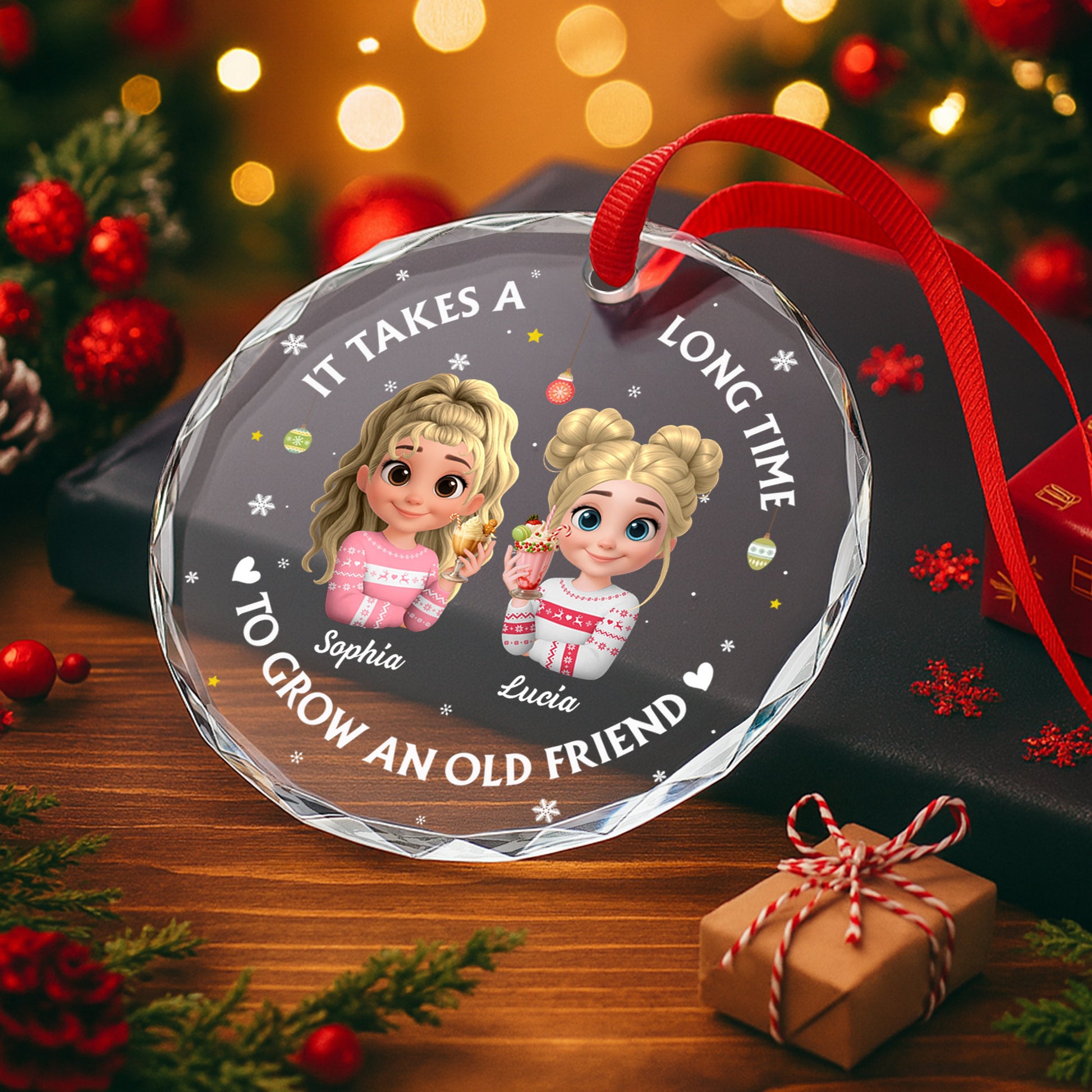 It Takes A Long Time To Grow An Old Friend, Girls In Christmas Sweaters