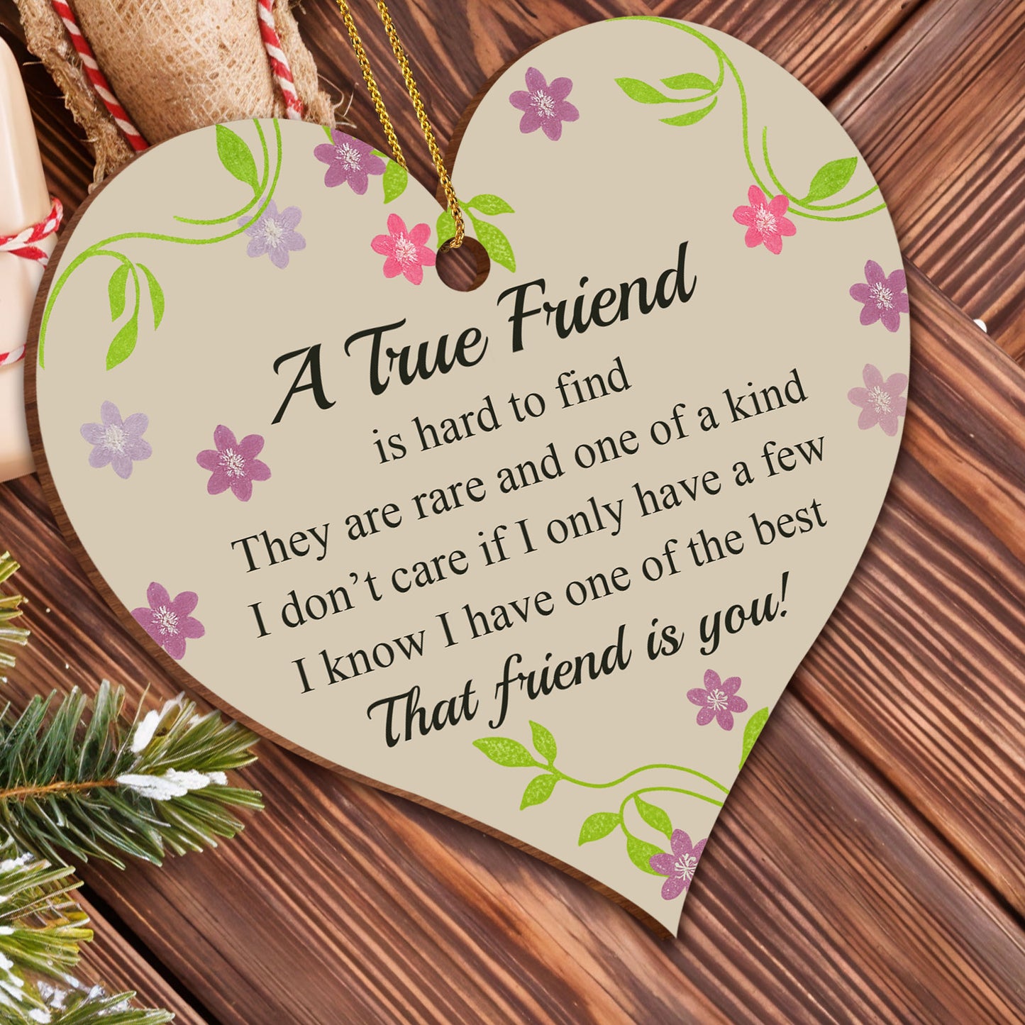 A True Friend Is Hard To Find, Flowers And Leaves