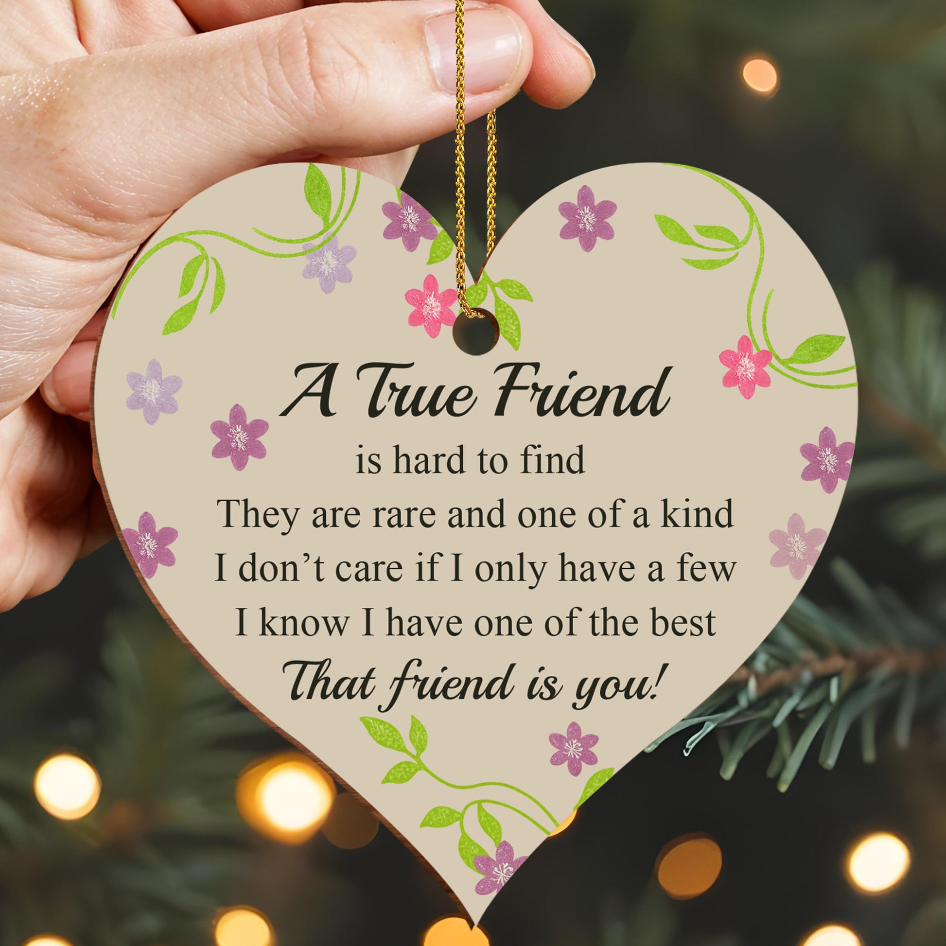 A True Friend Is Hard To Find, Flowers And Leaves