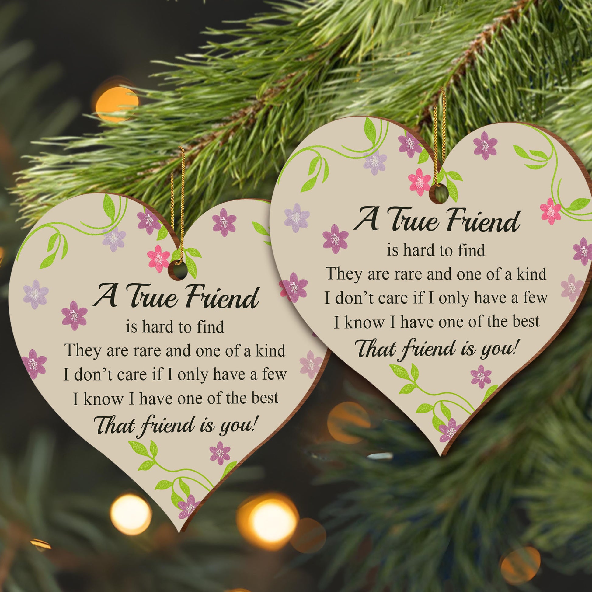 A True Friend Is Hard To Find, Flowers And Leaves