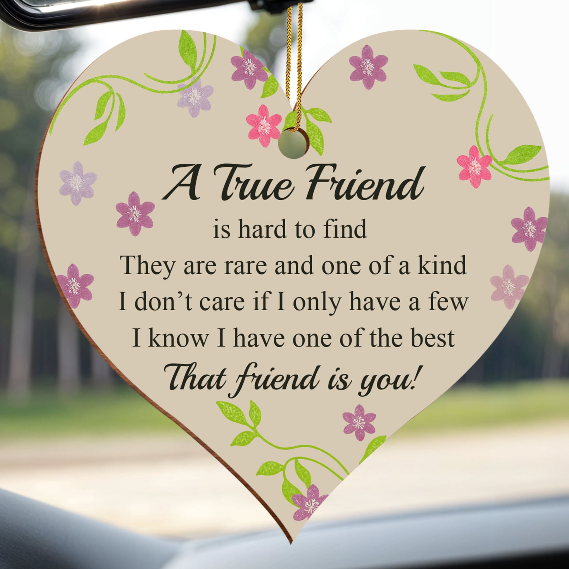 A True Friend Is Hard To Find, Flowers And Leaves