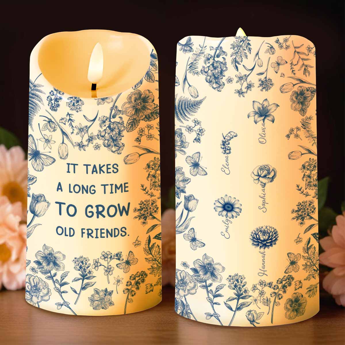 It Takes A Long Time To Grow Old Friends, Flowers