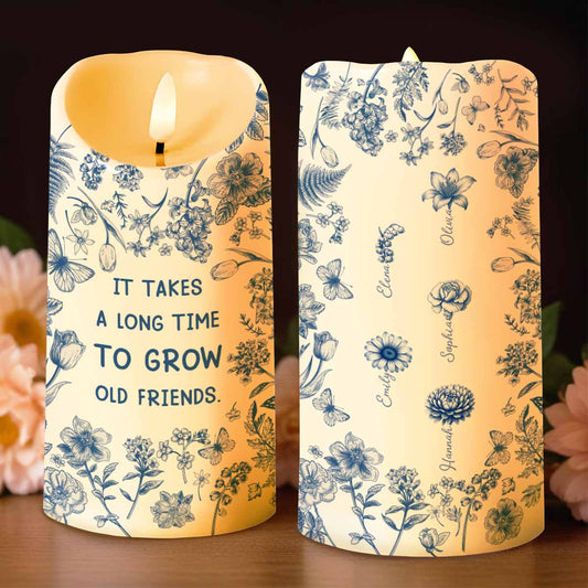 It Takes A Long Time To Grow Old Friends, Flowers