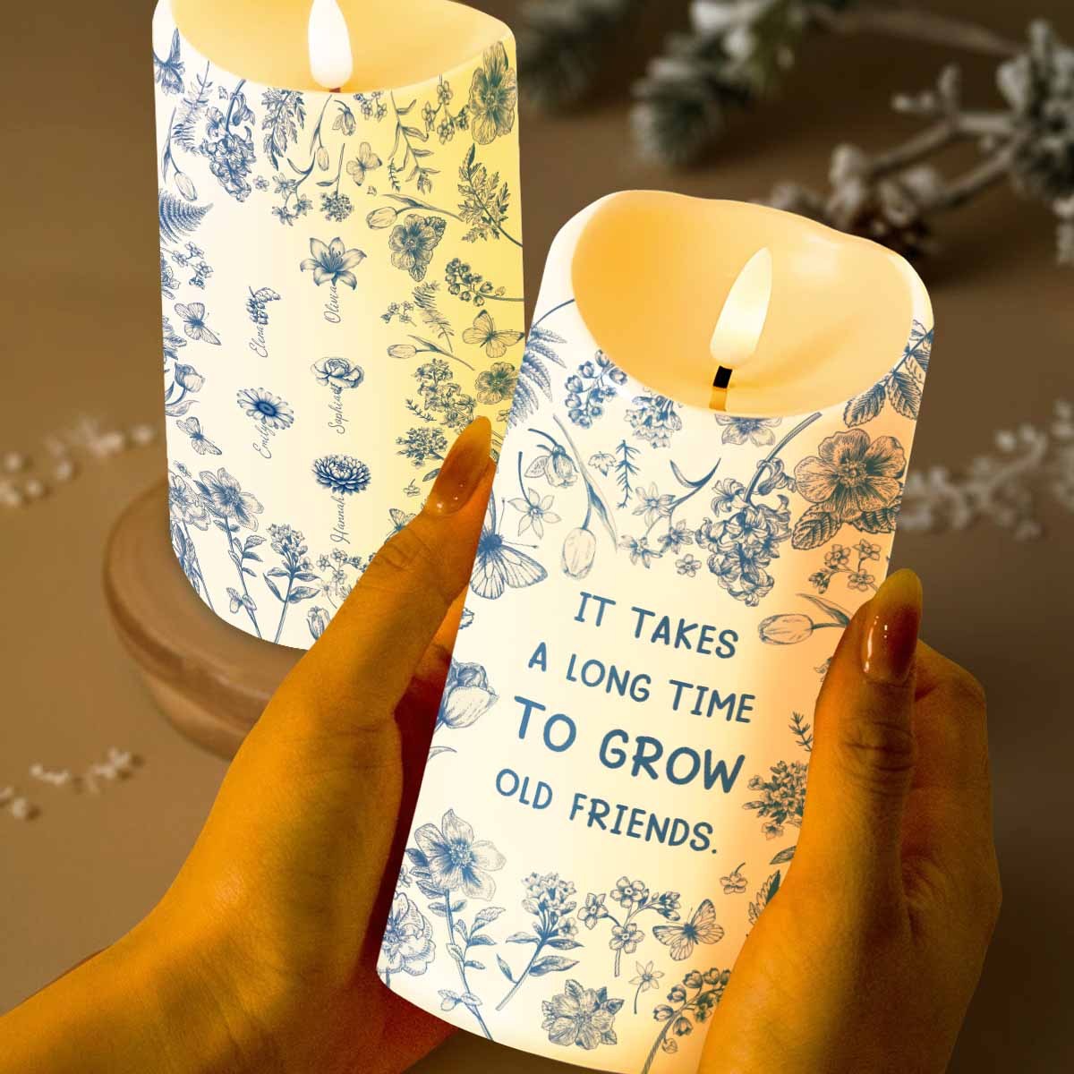 It Takes A Long Time To Grow Old Friends, Flowers