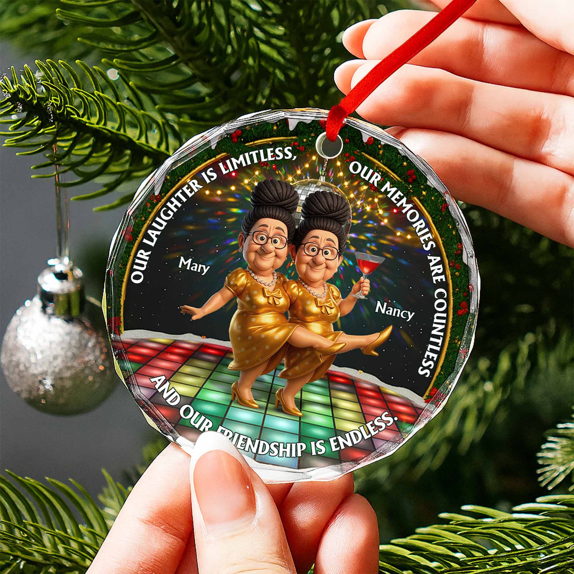 Our Laughter Is Limitless With Two Women Dancing