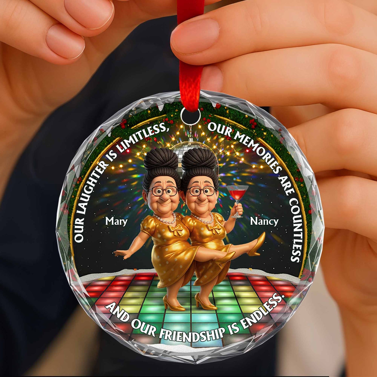 Our Laughter Is Limitless With Two Women Dancing