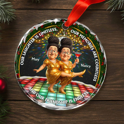 Our Laughter Is Limitless With Two Women Dancing