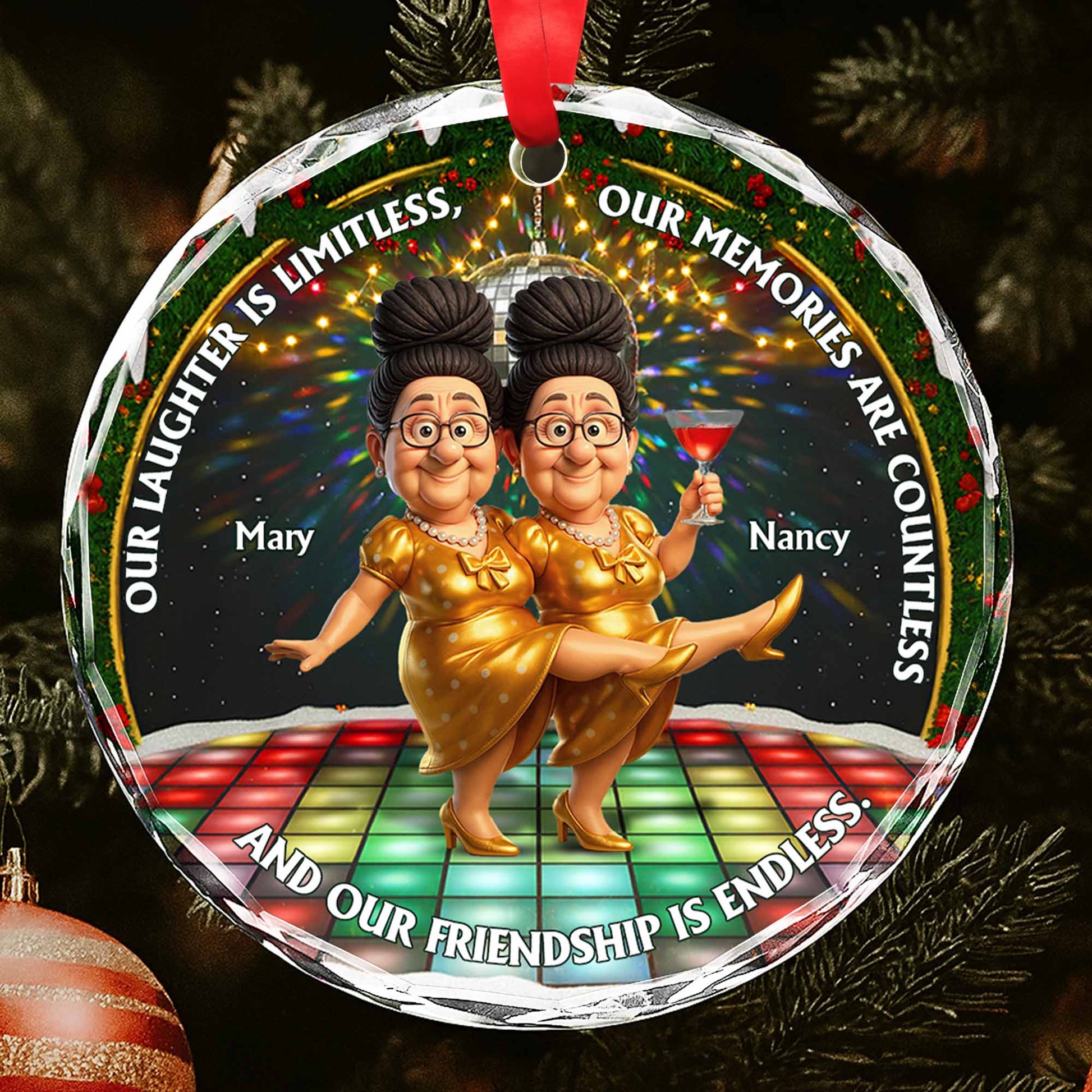 Our Laughter Is Limitless With Two Women Dancing