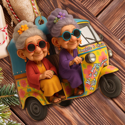 Let's Be Friends 'Til We're Old & Bonkers, Grandmothers Riding Tuk Tuk