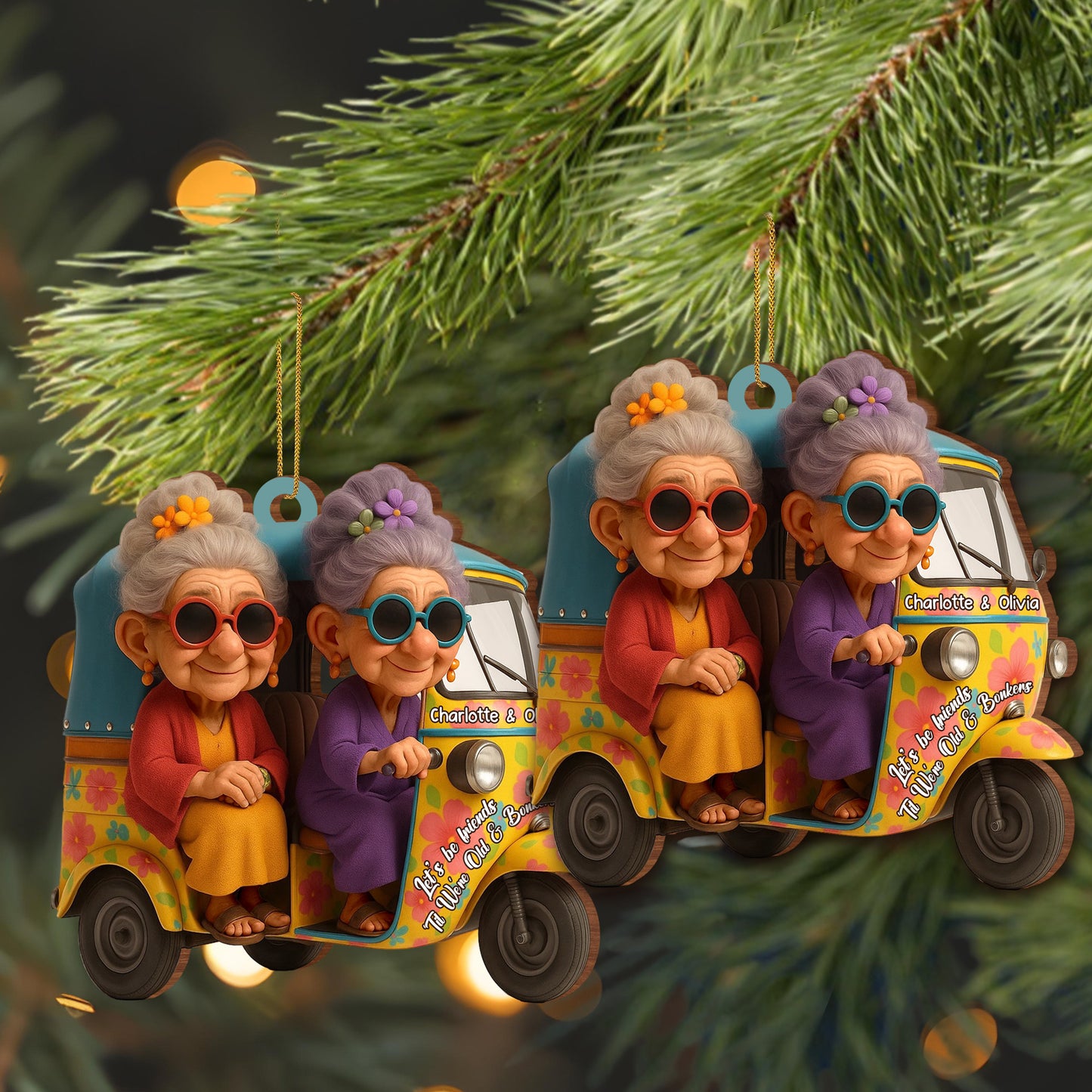 Let's Be Friends 'Til We're Old & Bonkers, Grandmothers Riding Tuk Tuk