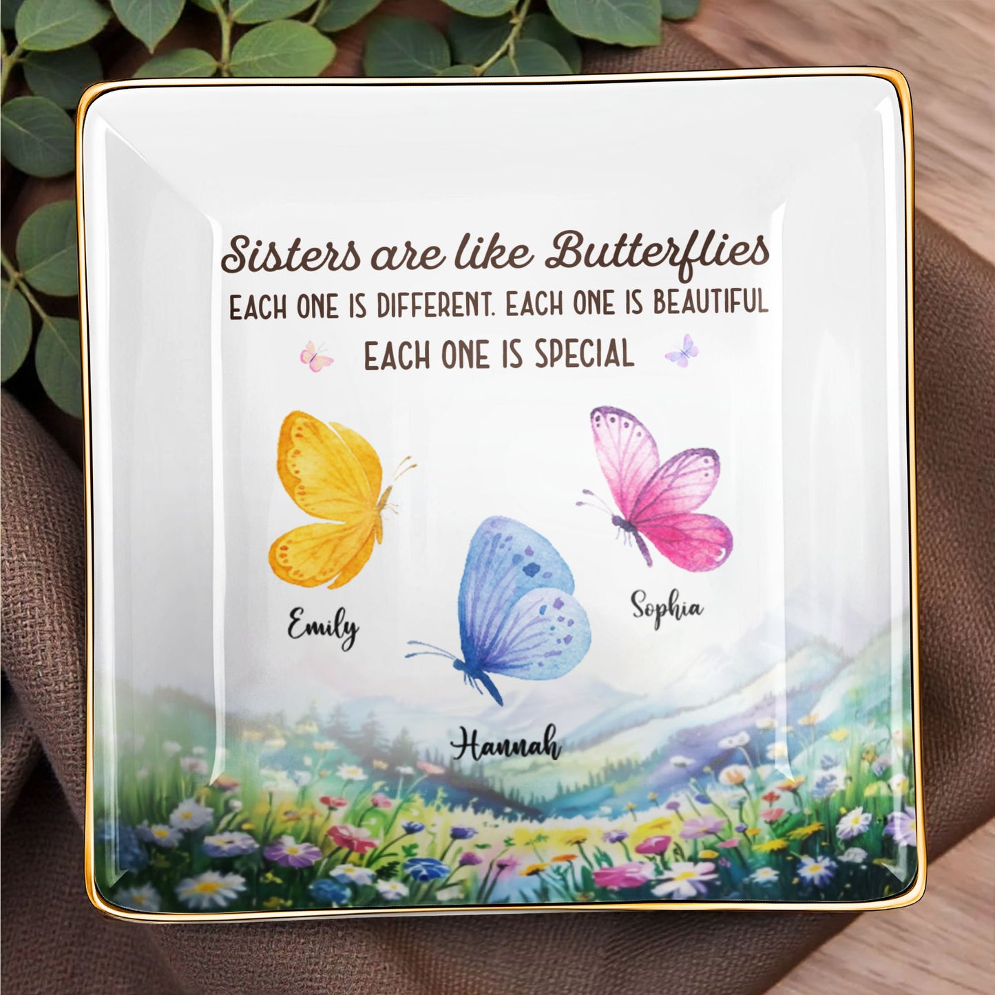 Sisters Are Like Butterflies, Each One Is Special
