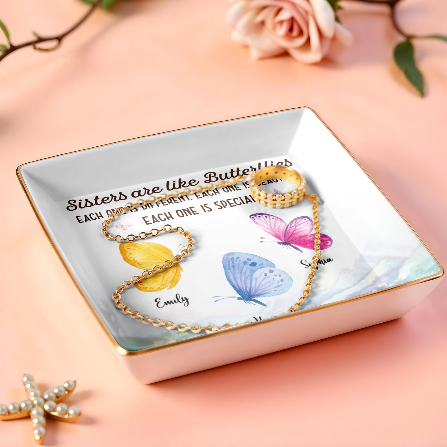 Sisters Are Like Butterflies, Each One Is Special