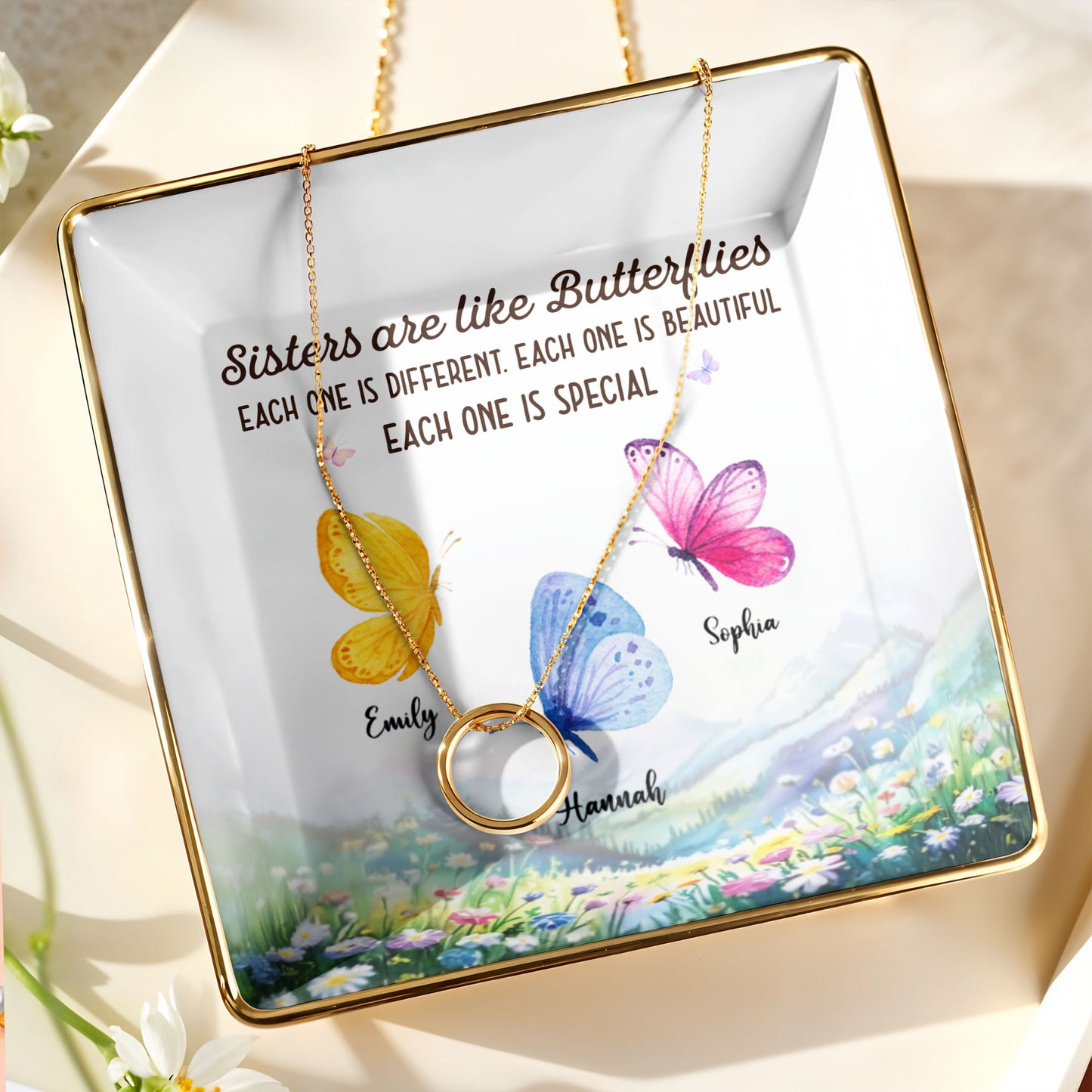 Sisters Are Like Butterflies, Each One Is Special