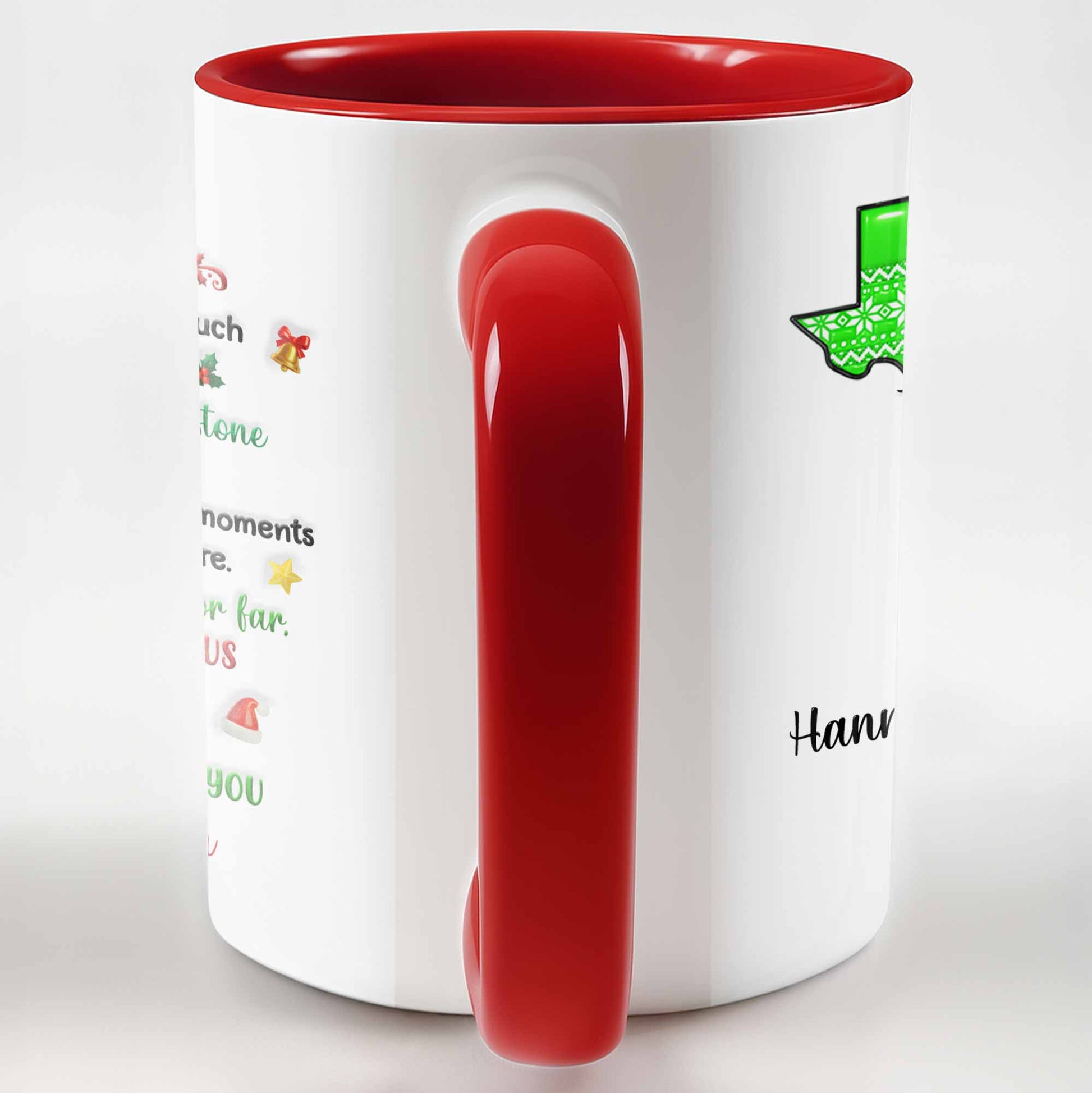 To My Bestie, Love Between Us Heart and Stars Mug Design