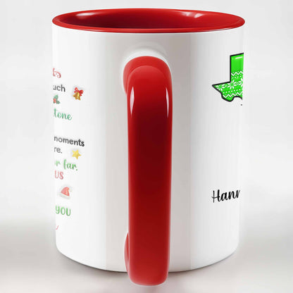 To My Bestie, Love Between Us Heart and Stars Mug Design