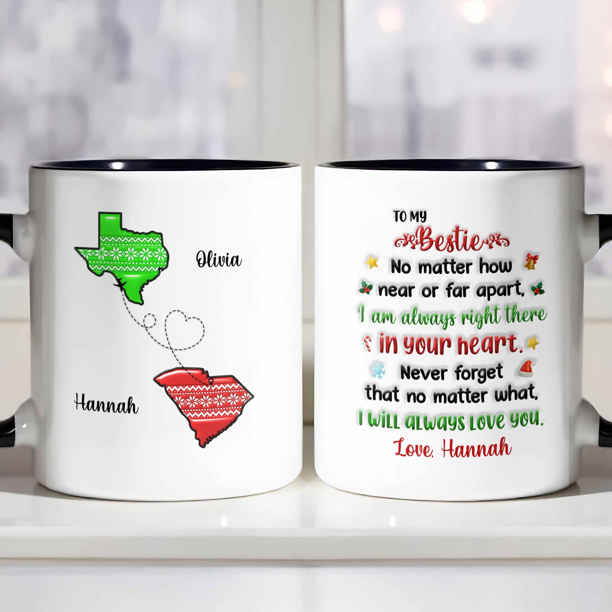 To My Bestie, Love, Friendship Across State Lines