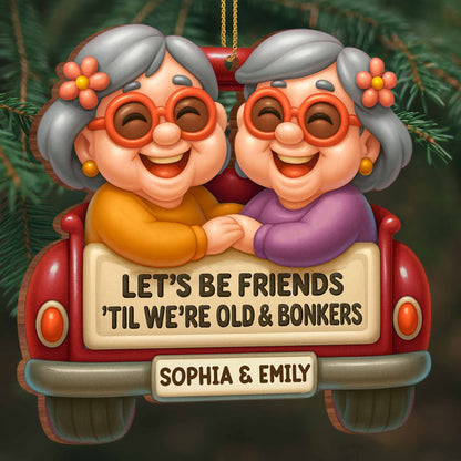 Let's Be Friends 'Til We're Old & Bonkers, Elderly Couple In Car