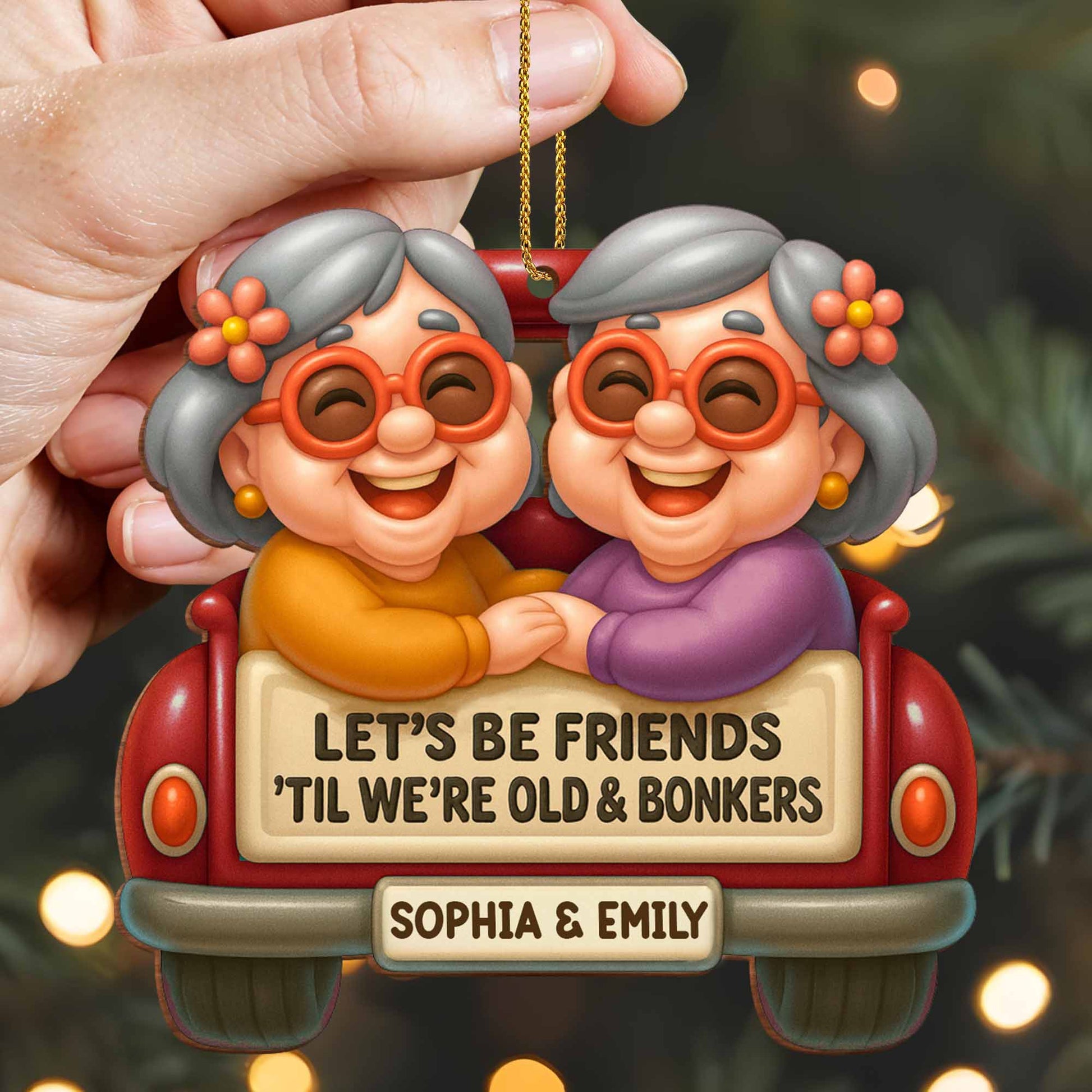Let's Be Friends 'Til We're Old & Bonkers, Elderly Couple In Car