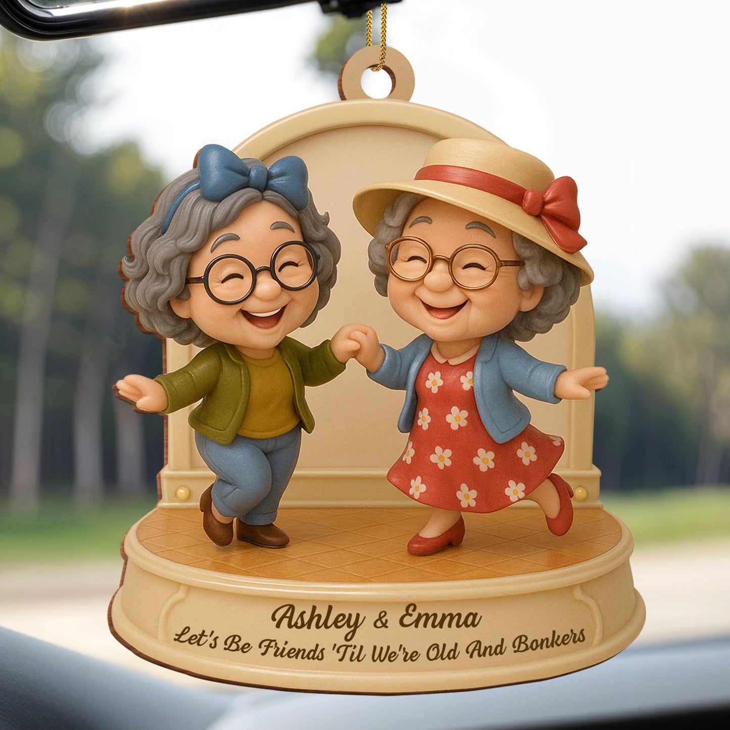 Let’s Be Friends 'Til We’re Old And Dancing Elderly Women