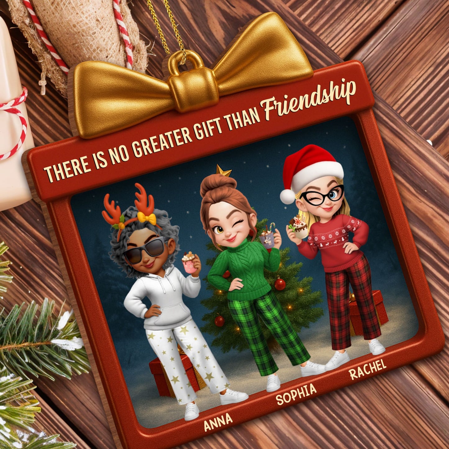 There Is No Greater Gift Than Friendship, Christmas Outfit