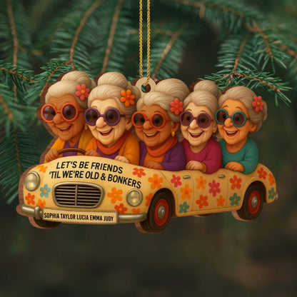 Let's Be Friends 'Til We're Old & Bonkers With Elderly Women In Car