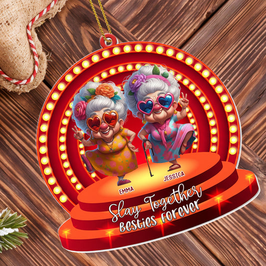 Slay Together Besties Forever With Stylized Elderly Women