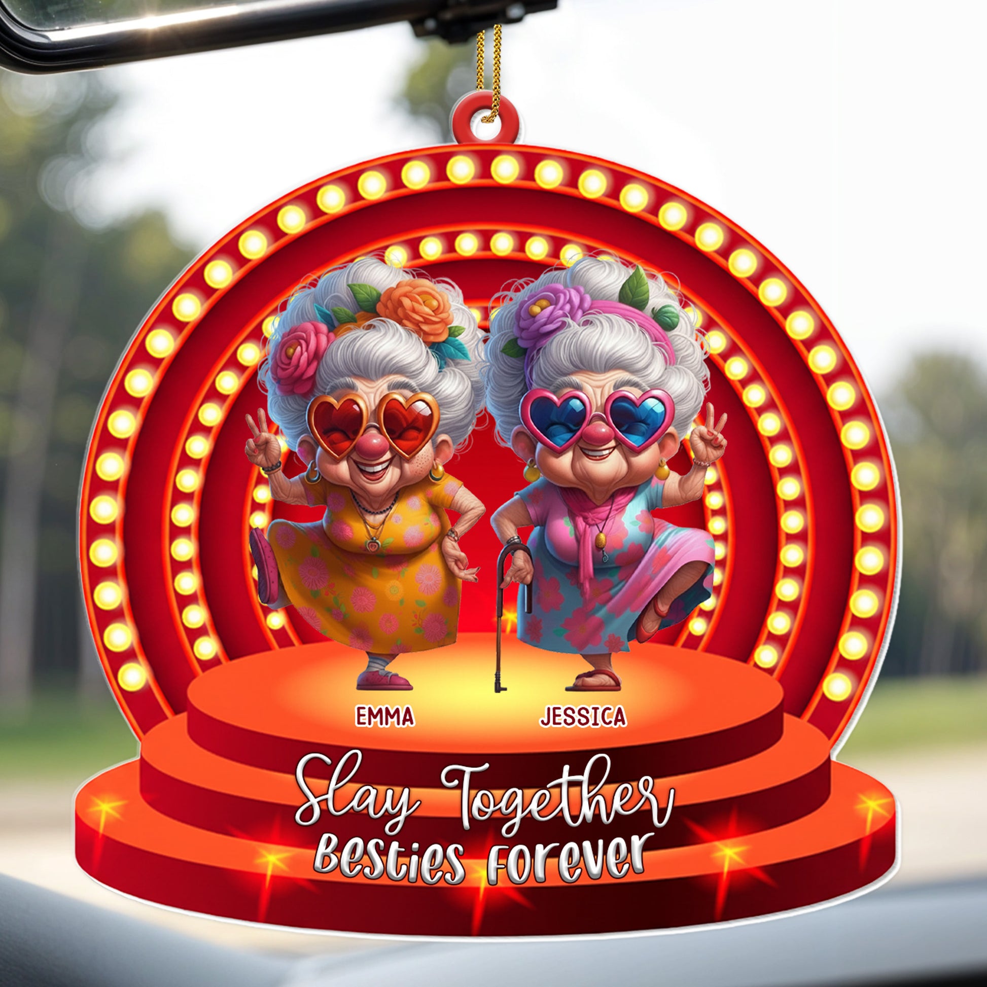 Slay Together Besties Forever With Stylized Elderly Women