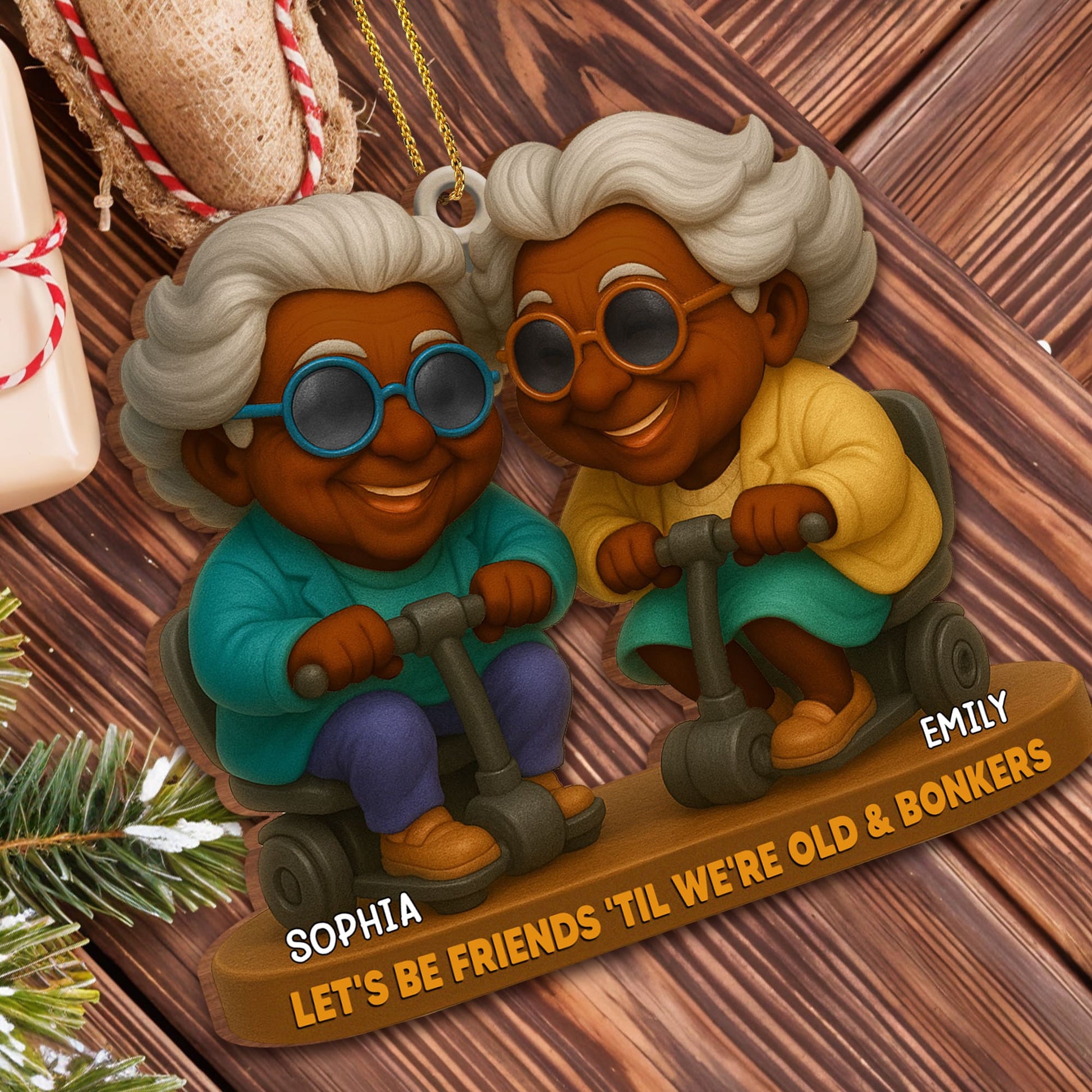 Let's Be Friends Til We're Old And Bonkers Elderly Couple