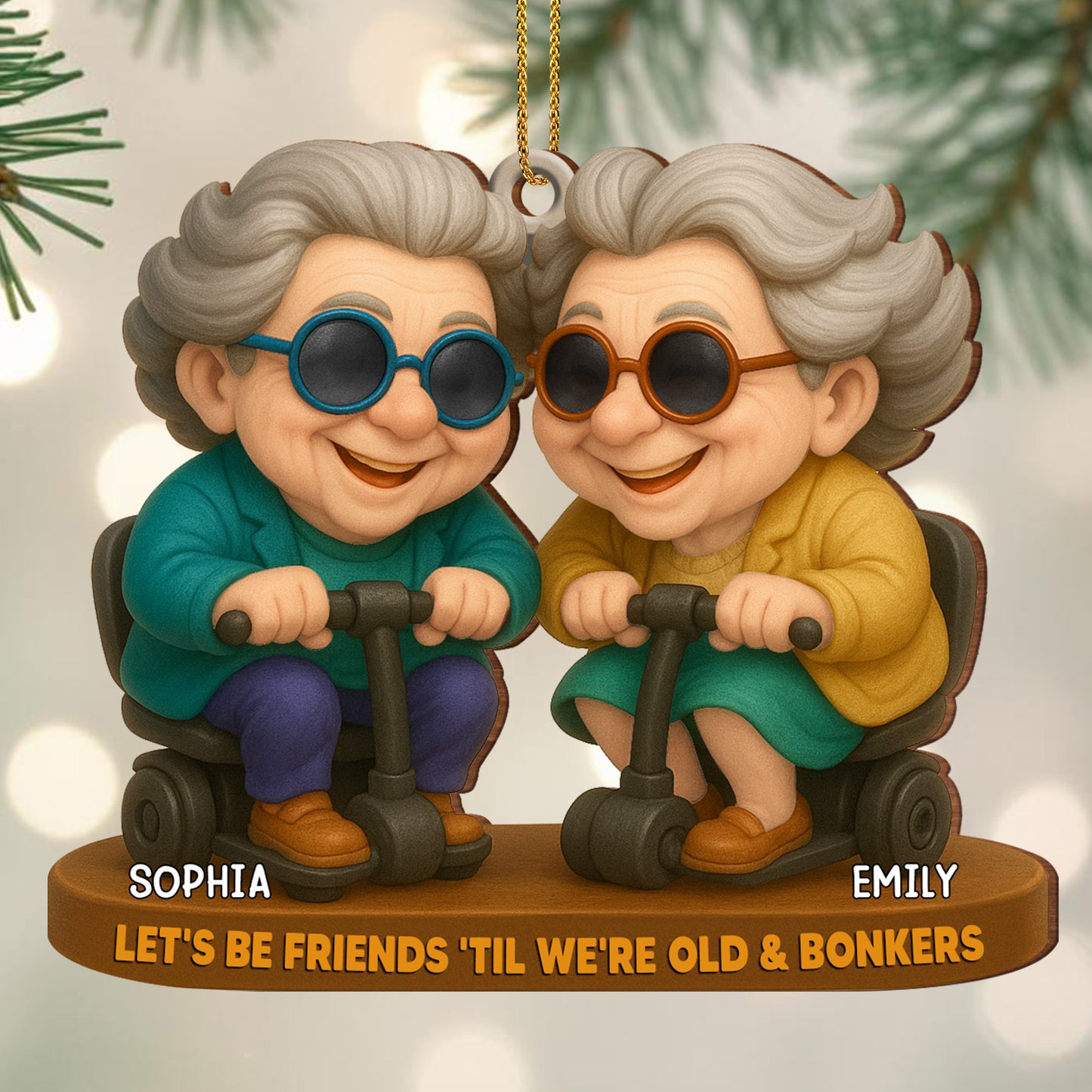 Let's Be Friends Til We're Old And Bonkers Elderly Couple
