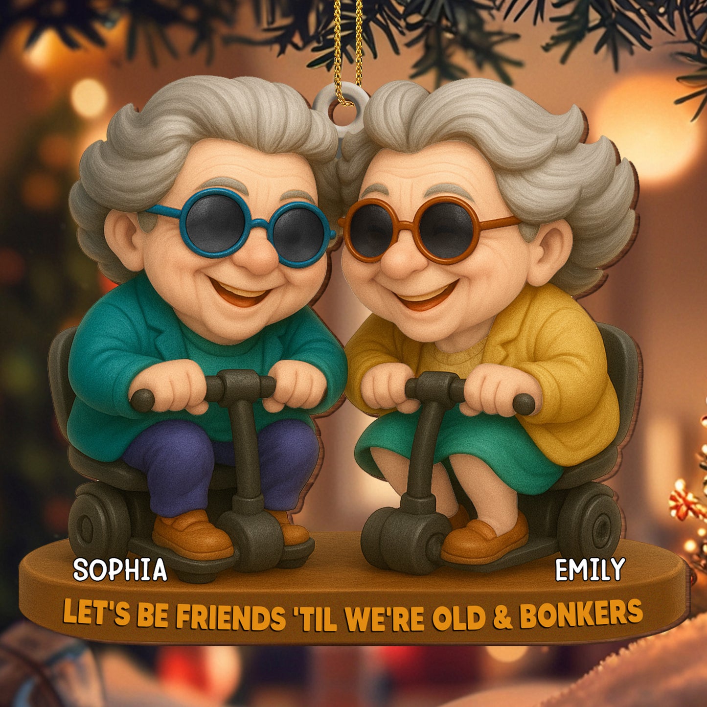 Let's Be Friends Til We're Old And Bonkers Elderly Couple