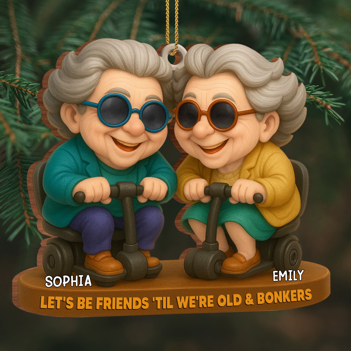 Let's Be Friends Til We're Old And Bonkers Elderly Couple