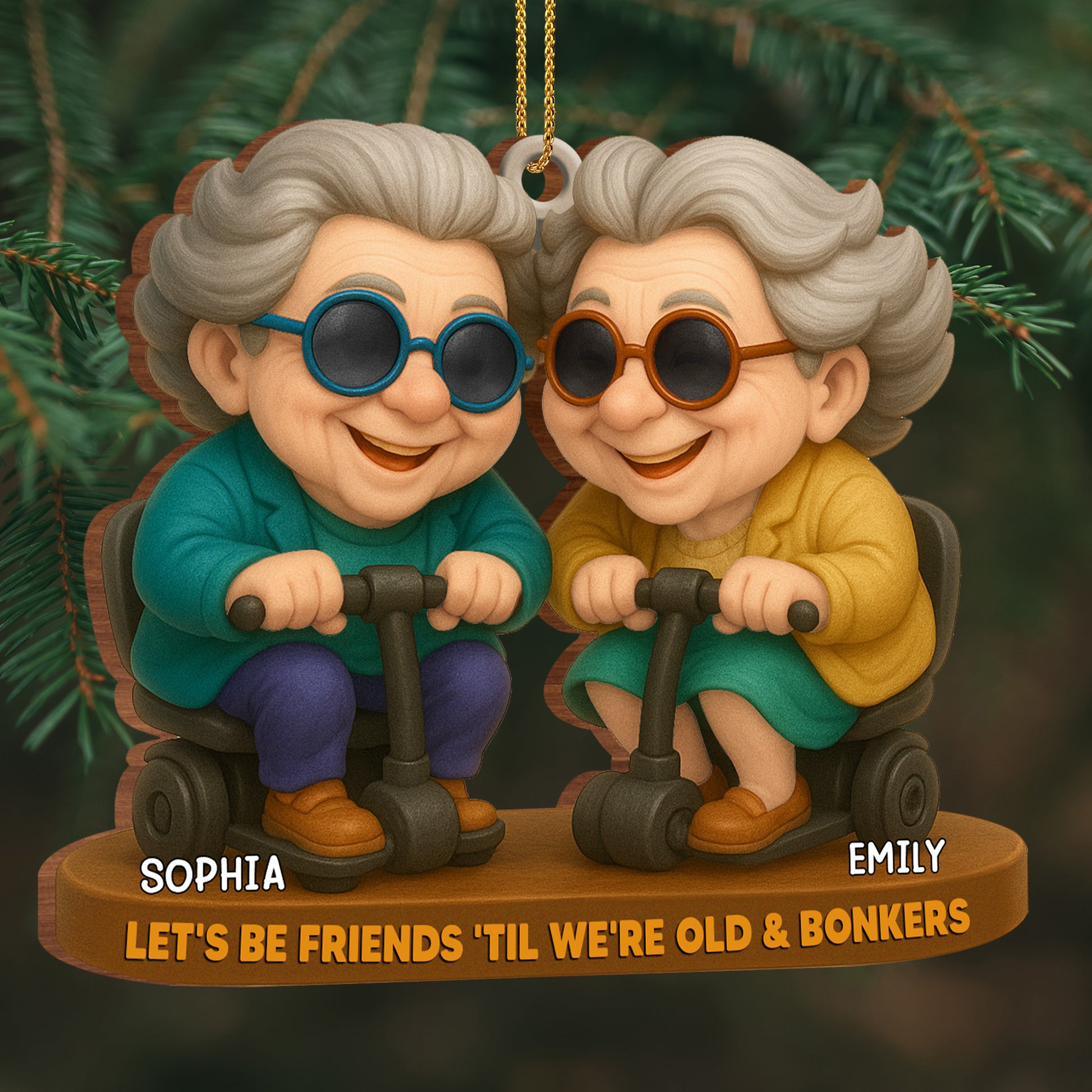 Let's Be Friends Til We're Old And Bonkers Elderly Couple
