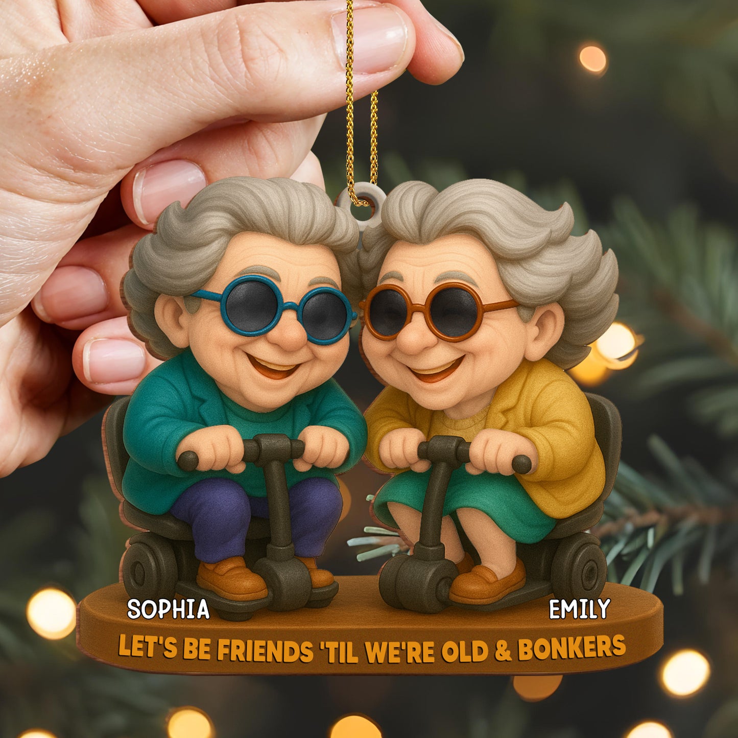 Let's Be Friends Til We're Old And Bonkers Elderly Couple