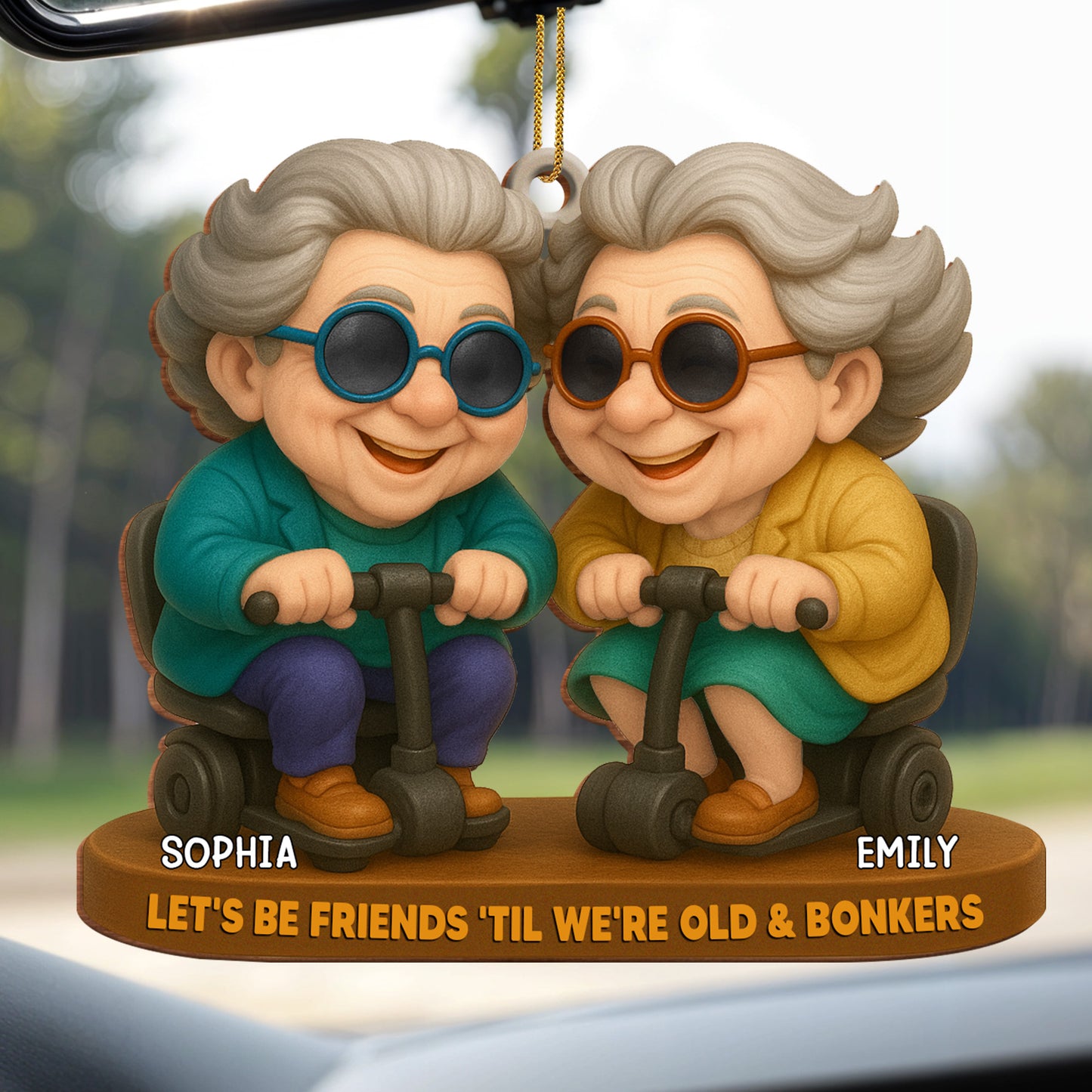 Let's Be Friends Til We're Old And Bonkers Elderly Couple