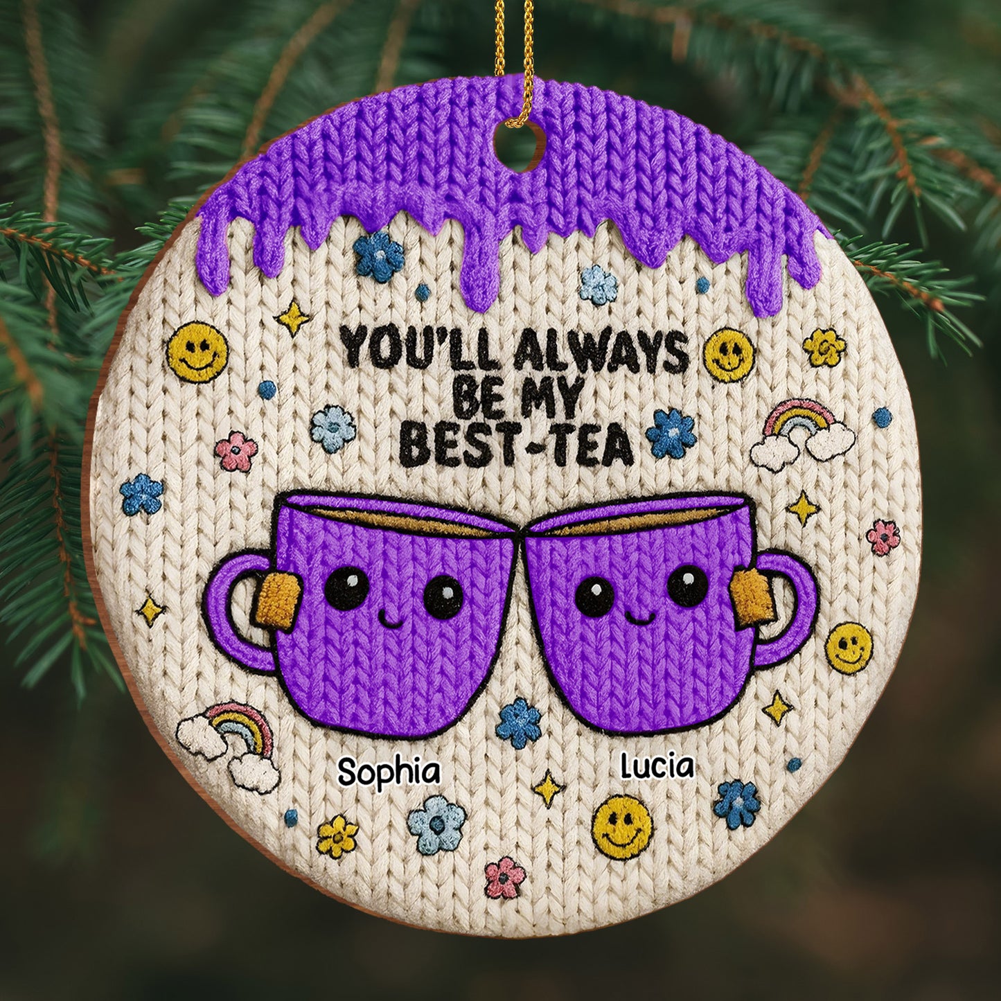 You'll Always Be My Best Tea With Cute Tea Cups