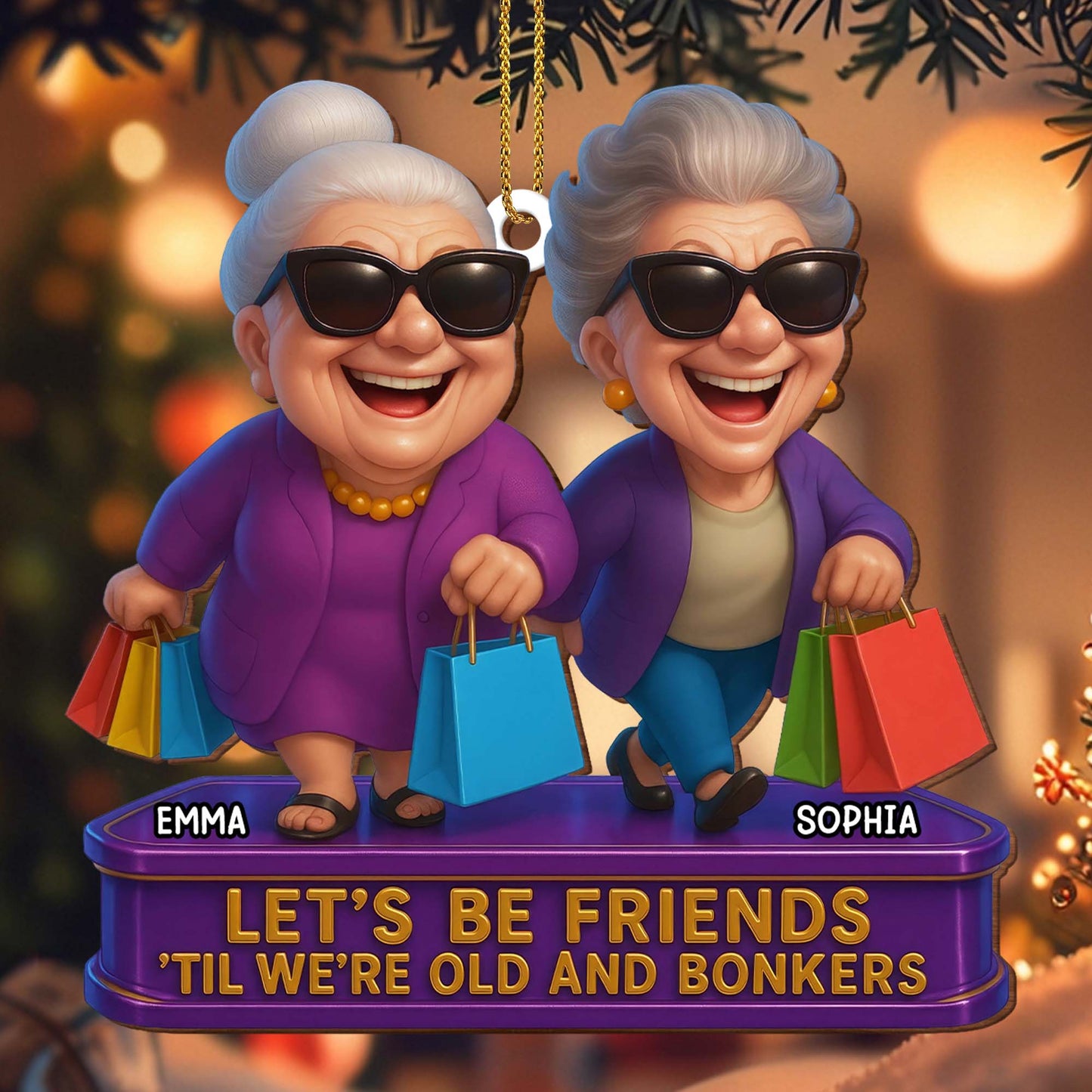 Let's Be Friends 'Til We're Old And Bonkers, Shopping Bags