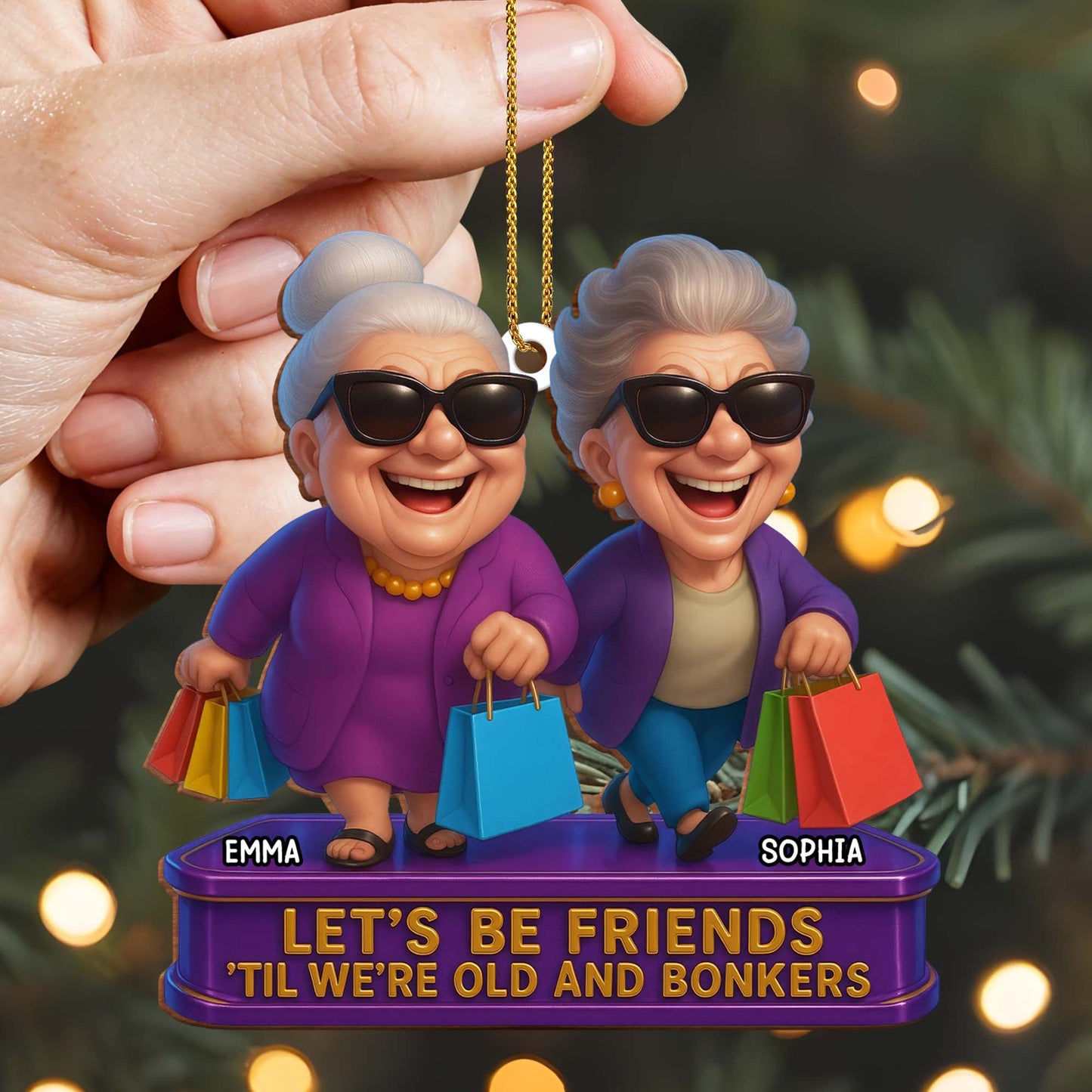 Let's Be Friends 'Til We're Old And Bonkers, Shopping Bags