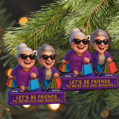 Let's Be Friends 'Til We're Old And Bonkers, Shopping Bags