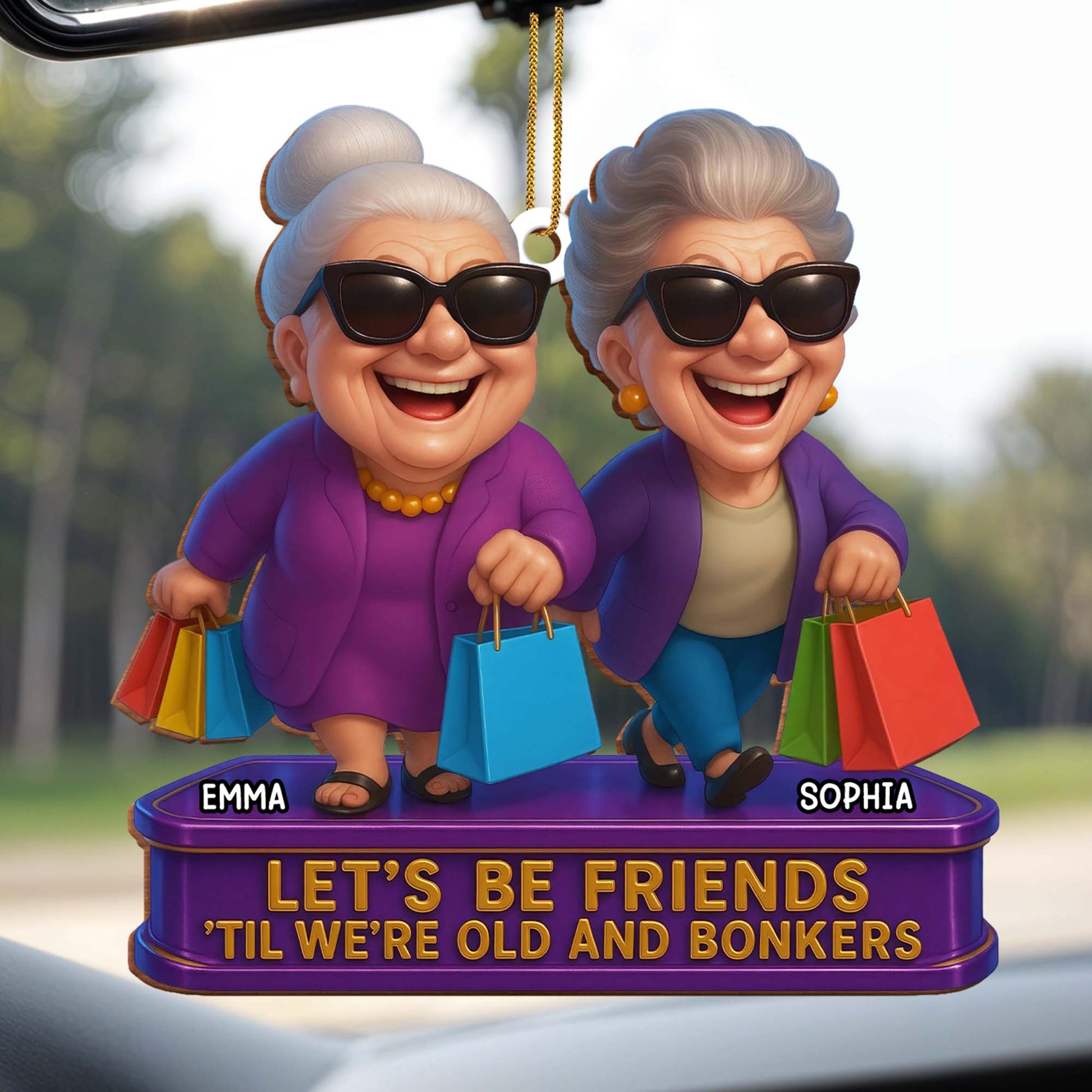 Let's Be Friends 'Til We're Old And Bonkers, Shopping Bags