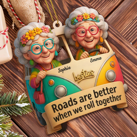 Roads Are Better When We Roll Together, Elderly Ladies in Van